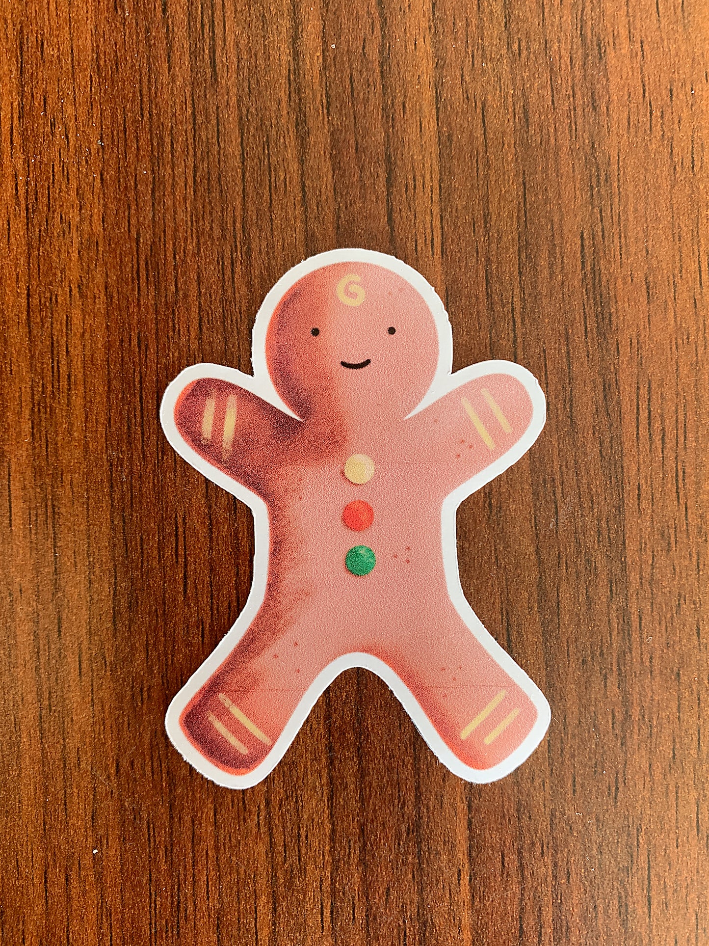 Gingerbread Man Sticker