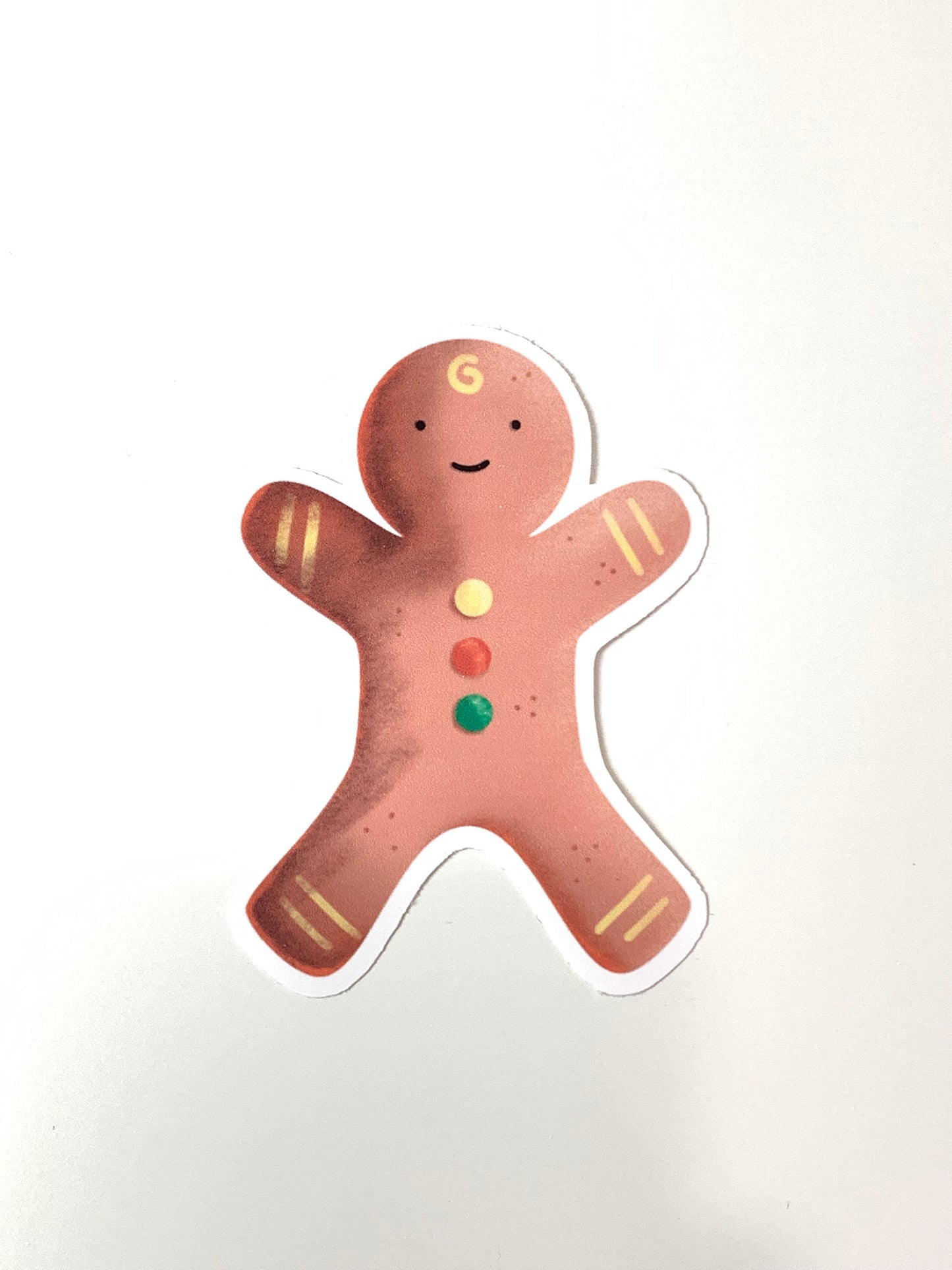 Gingerbread Man Sticker